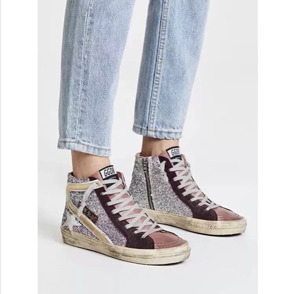 golden goose slide sparkle